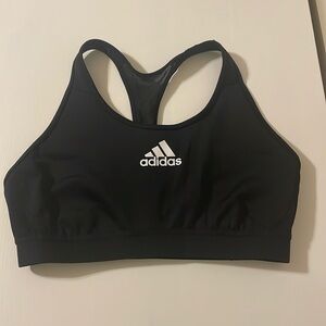 Black Adidas sports bra
